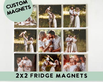 Personalized Photo Magnets, Family Fridge Magnets, Personalized Refrigerator Magnet, Family Picture Magnet, Gift for Mom, Family Gift Idea