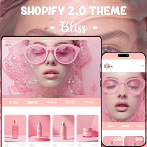 Beauty Shopify Theme | Shopify Theme Skincare Website | Shopify Website Template | Premium Shopify Template | Shopify Website Design