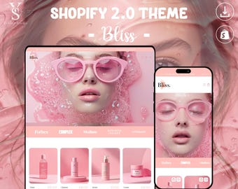 Beauty Shopify Theme | Shopify Theme Skincare Website | Shopify Website Template | Premium Shopify Template | Shopify Website Design
