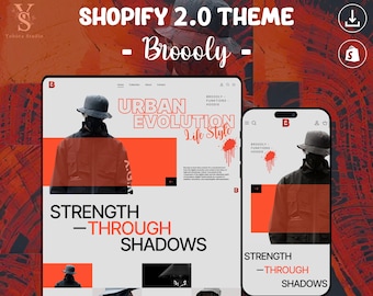 Streetwear Shopify Theme | Shopify Theme Clothing Website | Shopify Website Template | Premium Shopify Template | Shopify Website Design