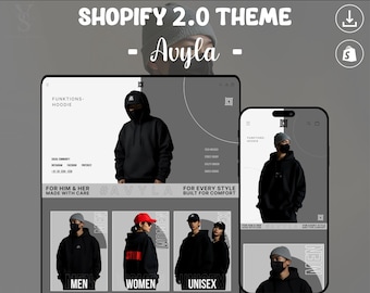 Streetwear Shopify Theme | Shopify Theme Clothing Website | Shopify Website Template | Premium Shopify Template | Shopify Website Design