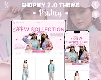 Pristify Streetwear Shopify Theme | Modern Clothing Website Template | Responsive Store Design | OS 2.0