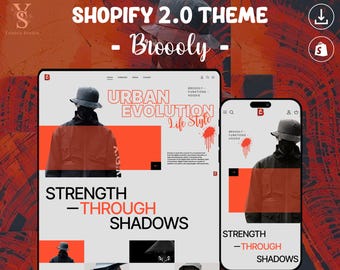 Broooly Streetwear Shopify Theme | Modern Clothing Website Template | Responsive Store Design | OS 2.0