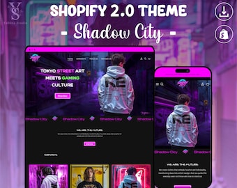 Streetwear Shopify Theme | Shopify Theme Clothing Website | Shopify Website Template | Premium Shopify Template | Shopify Website Design