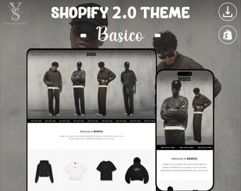 Streetwear Shopify Theme | Shopify Theme Clothing Website | Shopify Website Template | Premium Shopify Template | Shopify Website Design