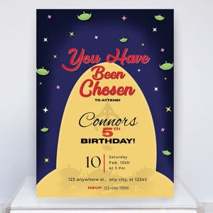 Disney Toy Story Alien Birthday Digital Invitation