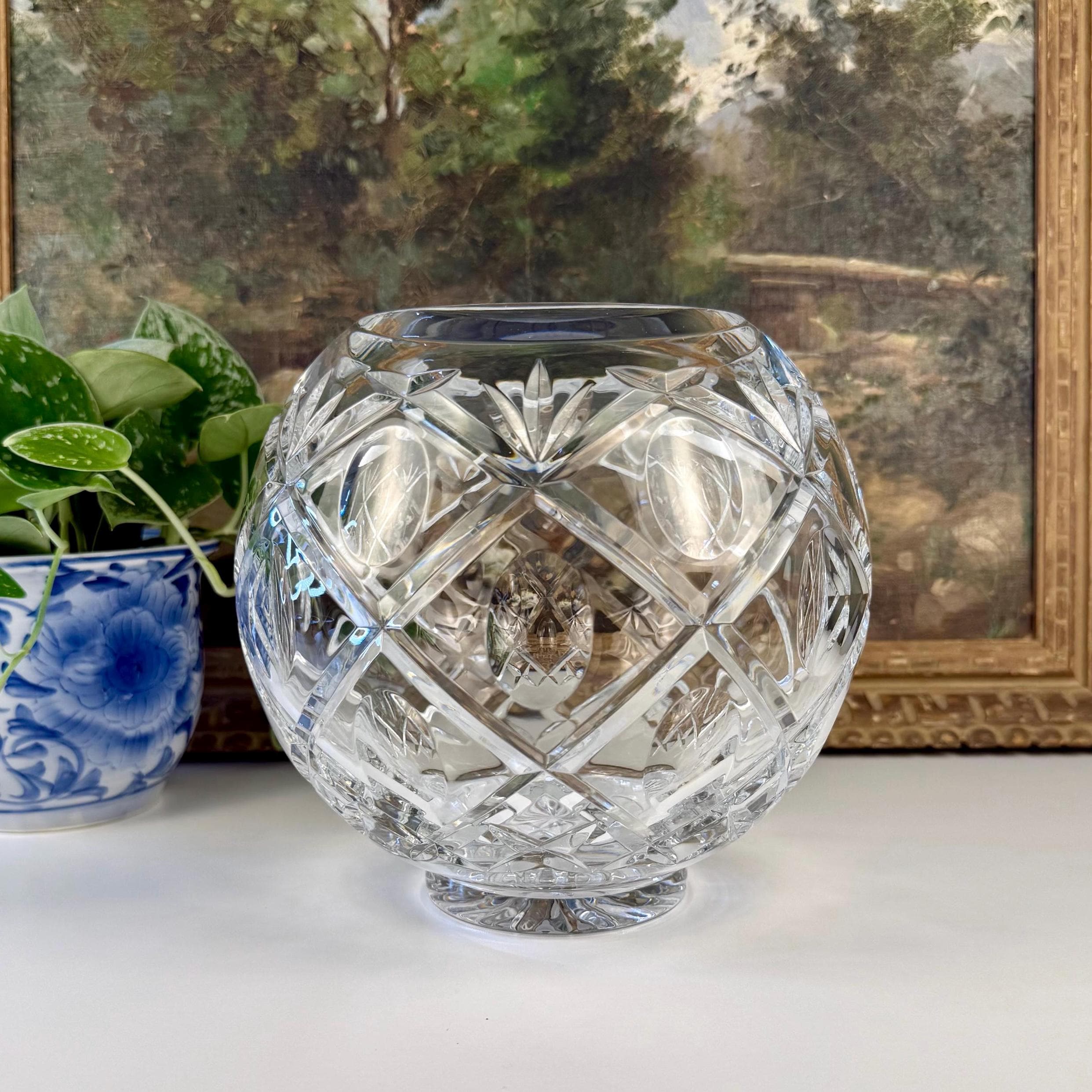 Crystal Rose Bowl - Etsy