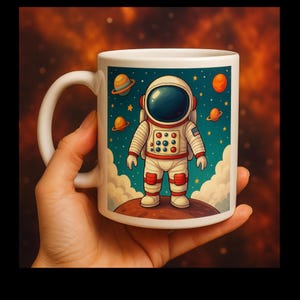 Astronaut Mug – Space Adventure Coffee Cup