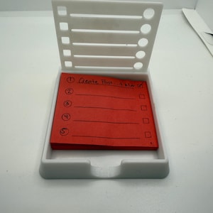 Post It Note Holder W/Template