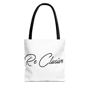 Schicke, inspirierend Einkaufstasche Re Clusive, umweltfreundlicher Alltagsbeutel, Geschenk für sie, Reisebegleiter, Einkaufstasche, Strandtasche