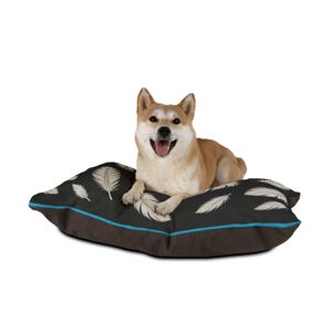 Cama para mascotas con estampado de piel, cama para perros, caseta para perros pequeños, cama acogedora para gatos, cojín suave para cachorros, alfombra para acurrucarse, muebles para mascotas con estampado animal