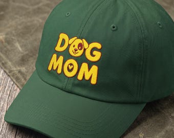 Casquette de baseball brodée pour maman de chien : grimace, cadeau pour nouveau propriétaire de chiot