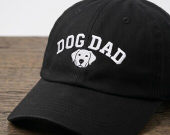 Embroidered Labrador Retriever Dog Dad Hat: Gift for New Owner, Trainer, Handler