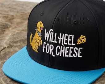 Bestickt Hundetraining Snapback Hat: Will Heel For IGP Trainer Cap
