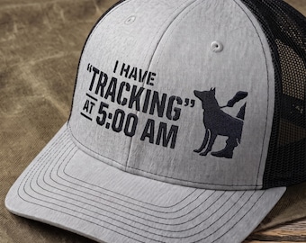 Gestickter IGP Hund Agility Trucker Hut: I Have Tracking At 5 AM