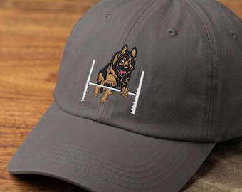 Bestickte Schäferhund Kundgebung Obedience Mütze: K9 Trainingsmütze
