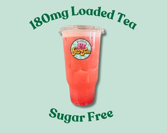 30pc LOADED ENERGY TEA - 180MG caffeine - sugar free