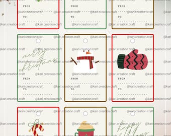 Christmas tags