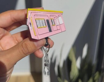 Portatarjetas retráctil La Casita