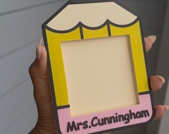 Personalized Pencil Sticky Note Holder