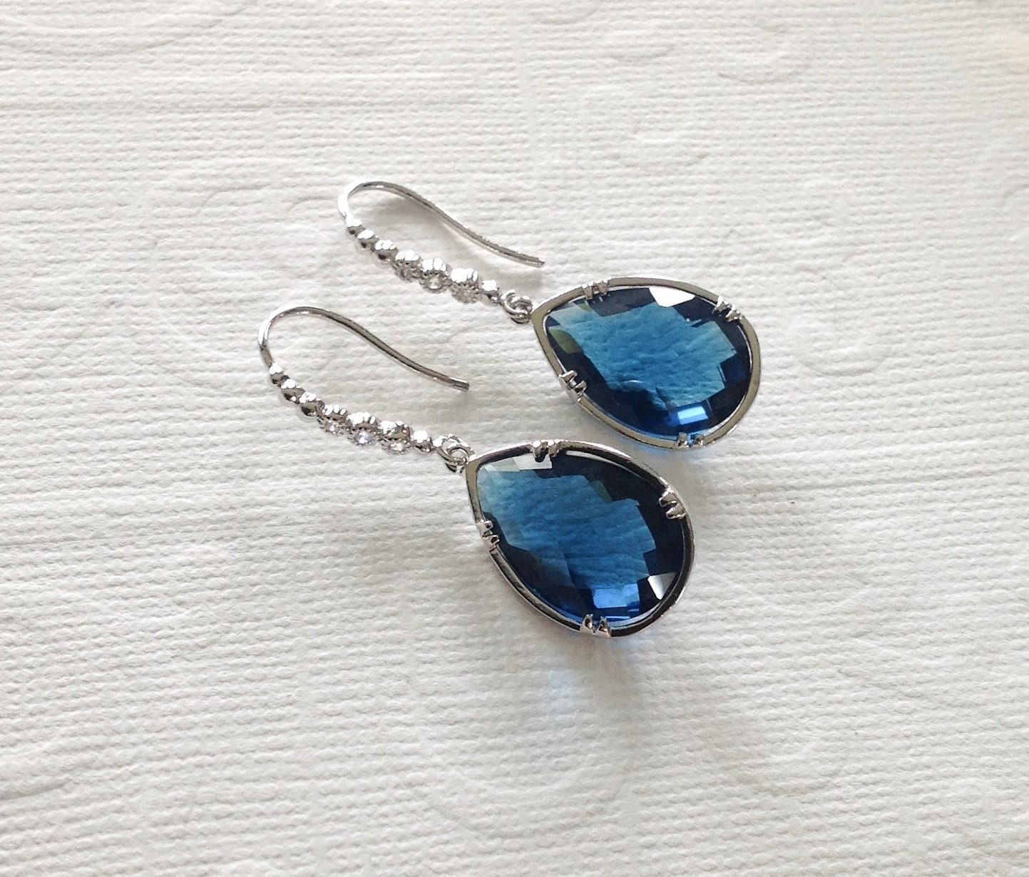 cheap blue sapphire earrings