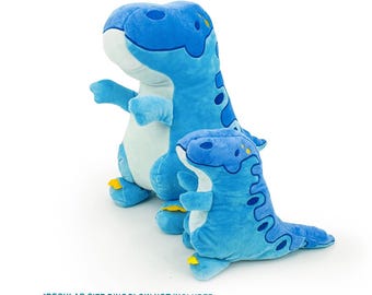 Reversible Glow in Dark T Rex Fossil Plushie | 15" MEGA-size DinoGlows Stuffed Dinosaur