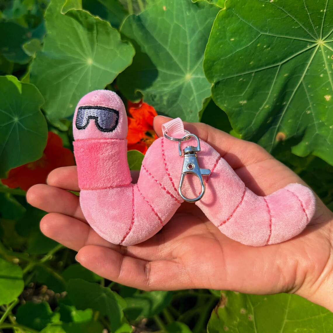 Earthworm Plush Bag Charm – Pocket Crawlers Earthworm Stuffed Animal ...