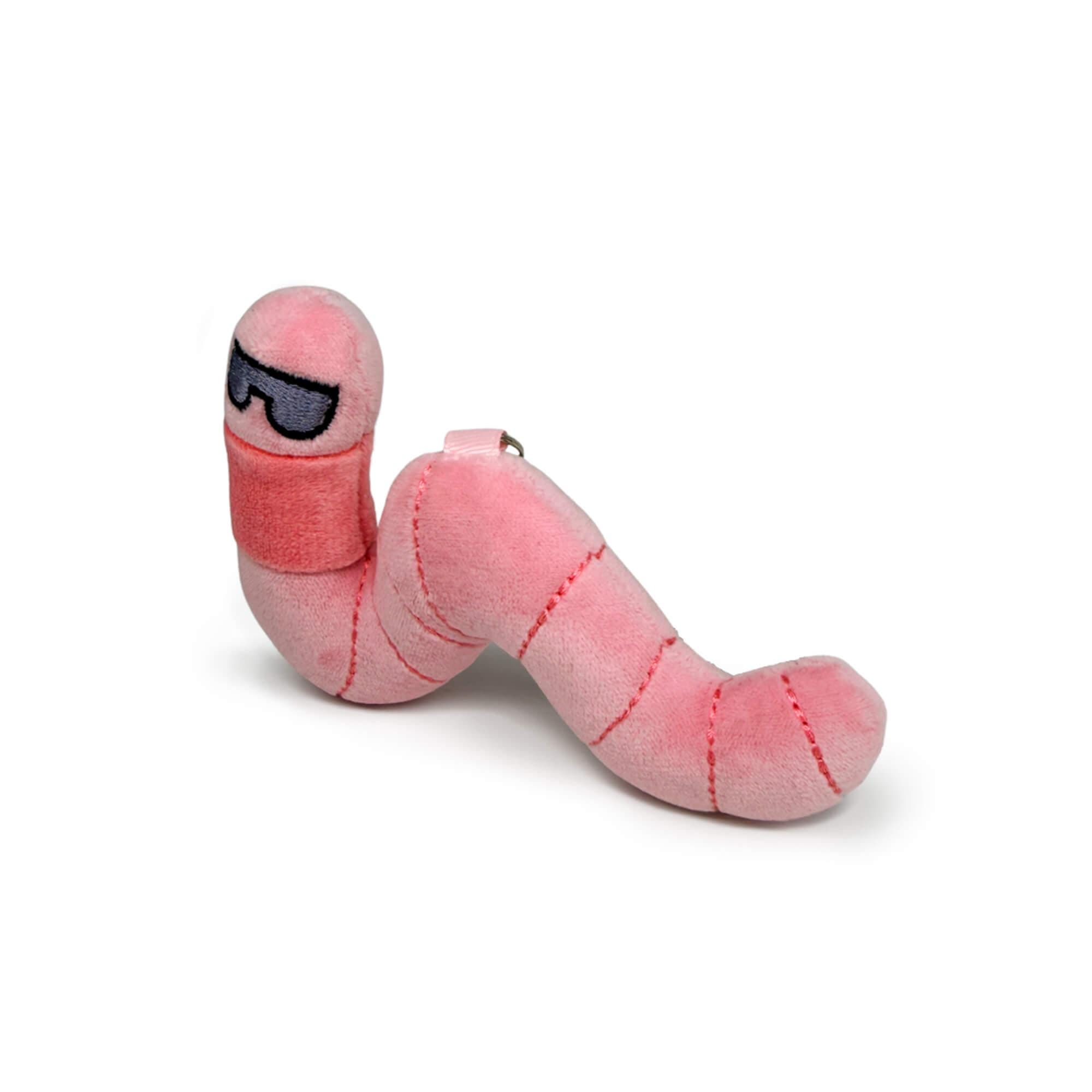 Earthworm Plush Bag Charm – Pocket Crawlers Earthworm Stuffed Animal ...