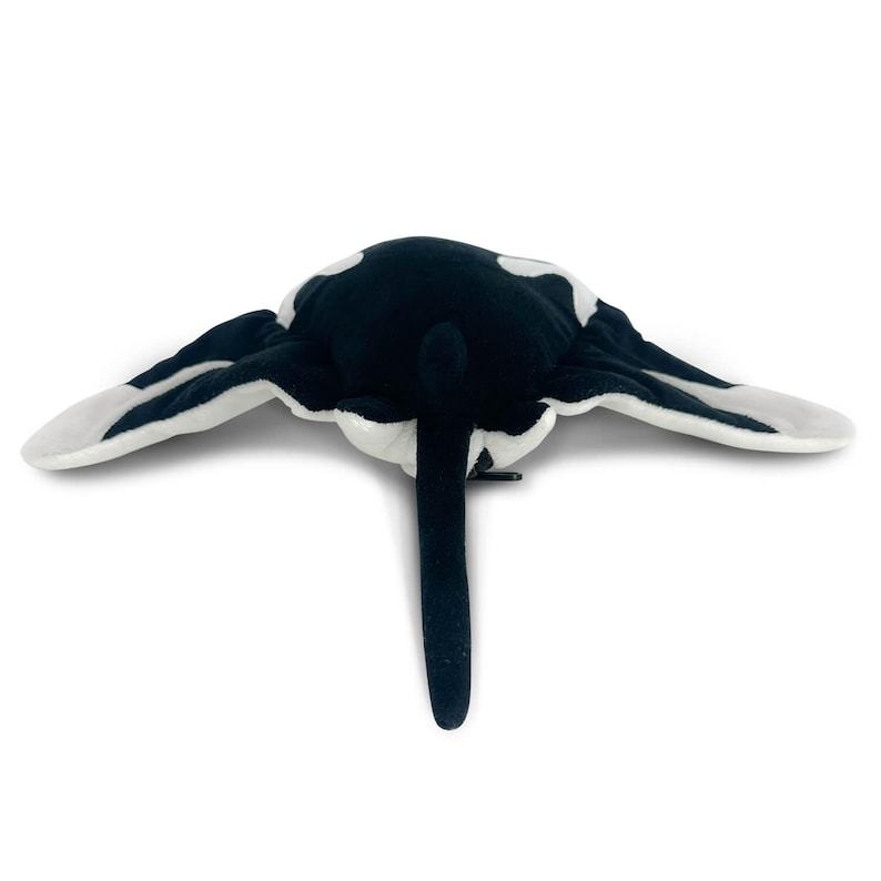 Reversible Glow in Dark Manta Ray Skeleton Plushie | 17" AquaGlows Stuffed Animal image 5