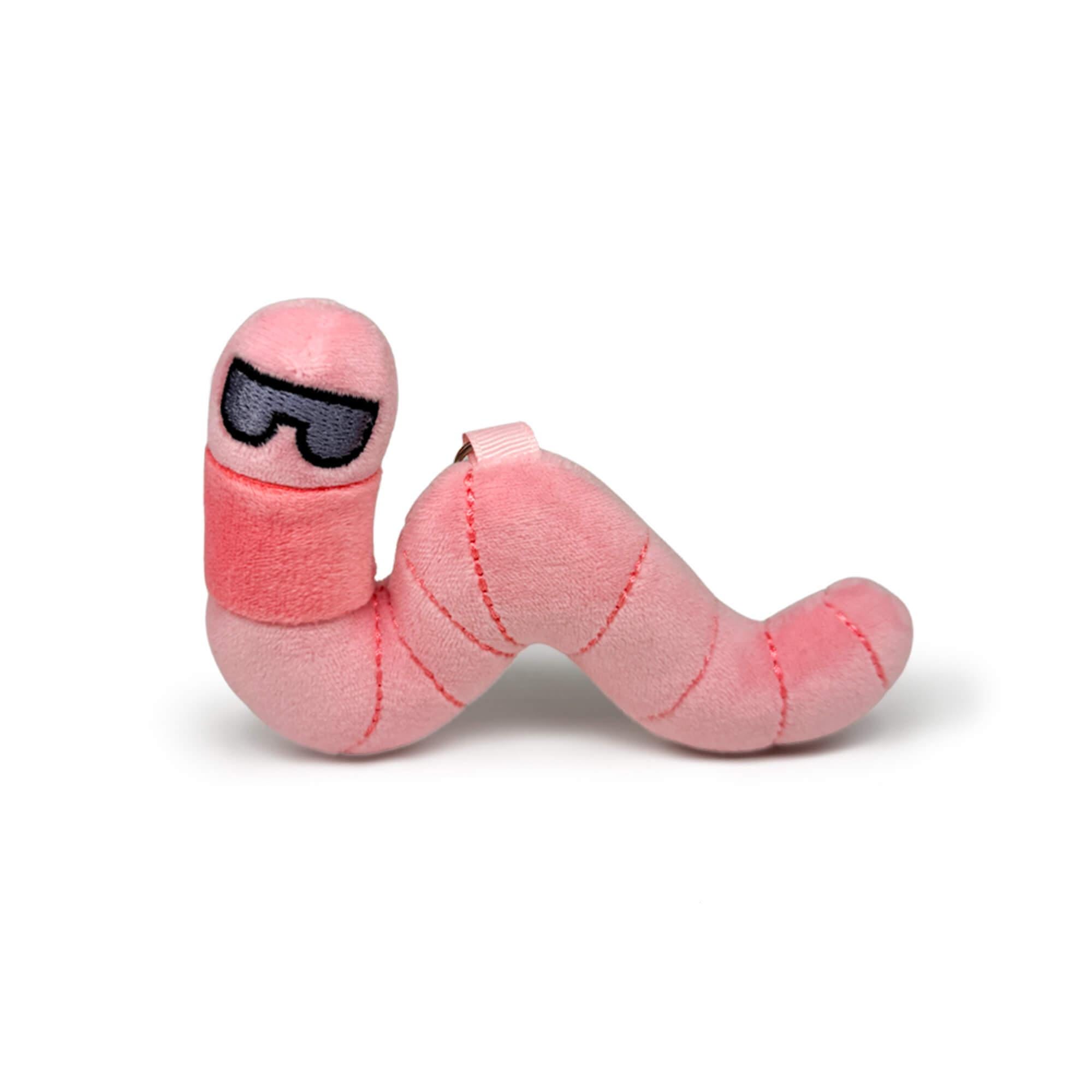 Earthworm Plush Bag Charm – Pocket Crawlers Earthworm Stuffed Animal ...