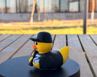 NEW YORK YANKEES Rubber Duck Gift Baseball Mlb Bedazzled Duck