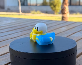 Blue & Yellow los angeles Football Fan Duck – 3D Printed Collectible | Dashboard Sports Gift