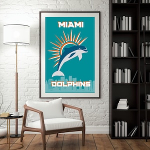Miami Dolphins Football Digital Download