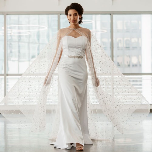 Stars VENUS CAPE Celestial Veil Silver 