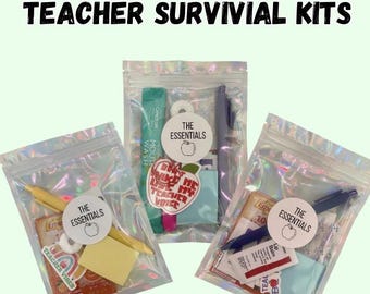 教師用サバイバルキット、新学期ギフト、初日の先生へのプレゼント、スタッフ/先生への感謝、教師の必需品、教師へのギフト