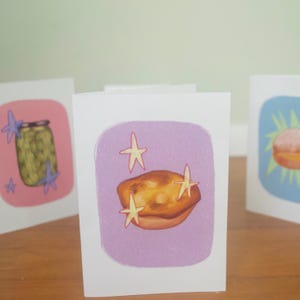 Série de cartes postales sur la cuisine anglaise