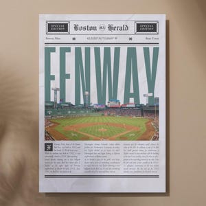 Fenway Park Art Print: Boston Red Sox Baseball Stadium (Digital Download)