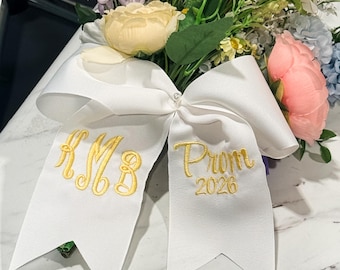 Cinta bordada para ramo / Banda para baile de graduación / HOCO / Graduación / Banda para ramo de flores