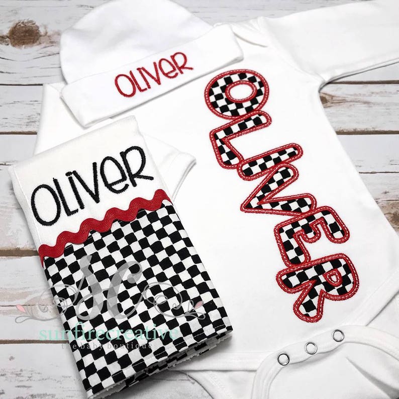 etsy personalized baby clothes