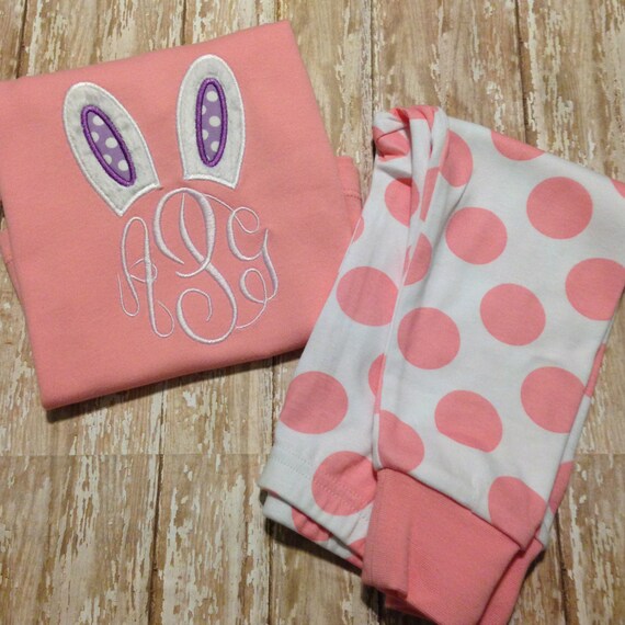 Items similar to Pink Easter Pajamas on Etsy