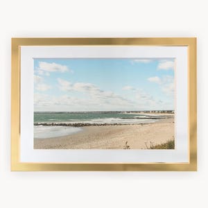 Sand Hill Cove Strand, Narragansett, Rhode Island Beach & Ocean gerahmt Fotografie Druck | Wohnkultur | Strandlandschaft | Meereslandschaft | Seelandschaft