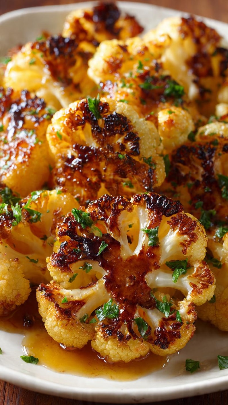 Crispy Roasted Cauliflower Recipe | Easy Healthy Family Side Dish (PDF ...