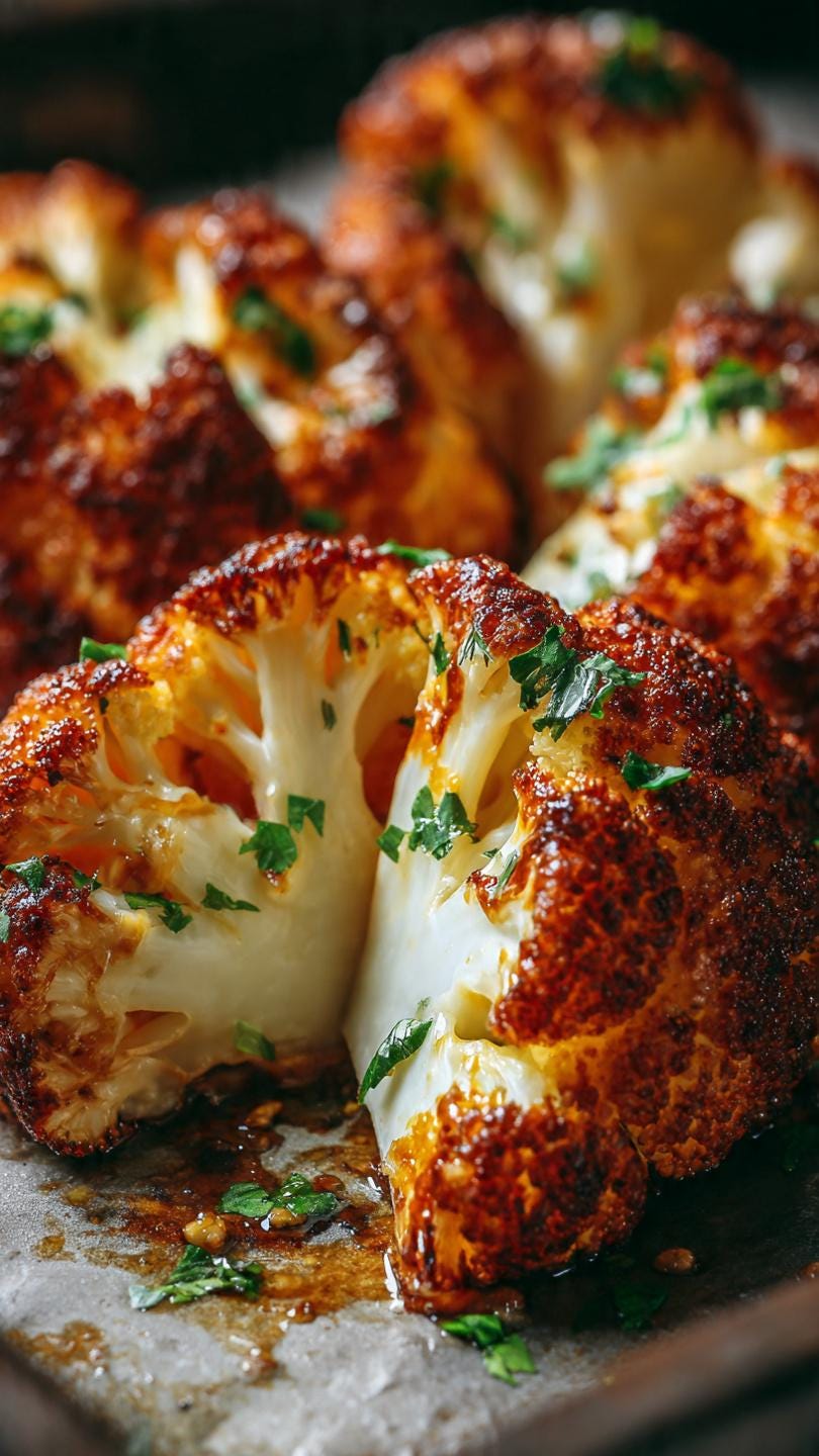 Crispy Roasted Cauliflower Recipe | Easy Healthy Family Side Dish (PDF ...