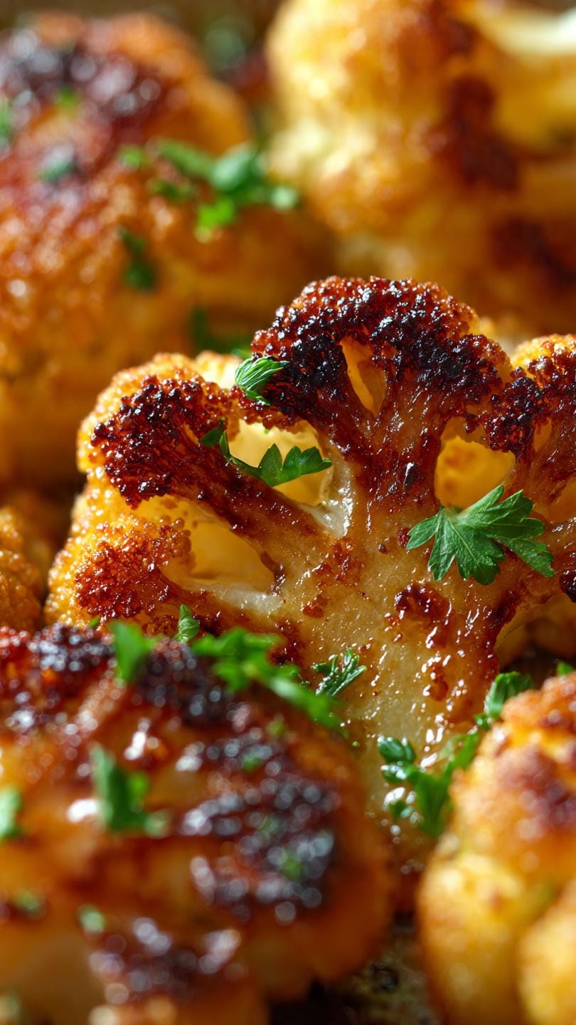 Crispy Roasted Cauliflower Recipe | Easy Healthy Family Side Dish (PDF ...