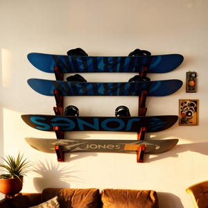 Soporte de pared para tabla de snowboard, Soporte para tabla de snowboard, Soporte para tabla de snowboard, Estante para tabla de snowboard, Colgador de pared para tabla de snowboard, Estante para tabla de snowboard, Soporte de pared para esquís, Soporte para esquís