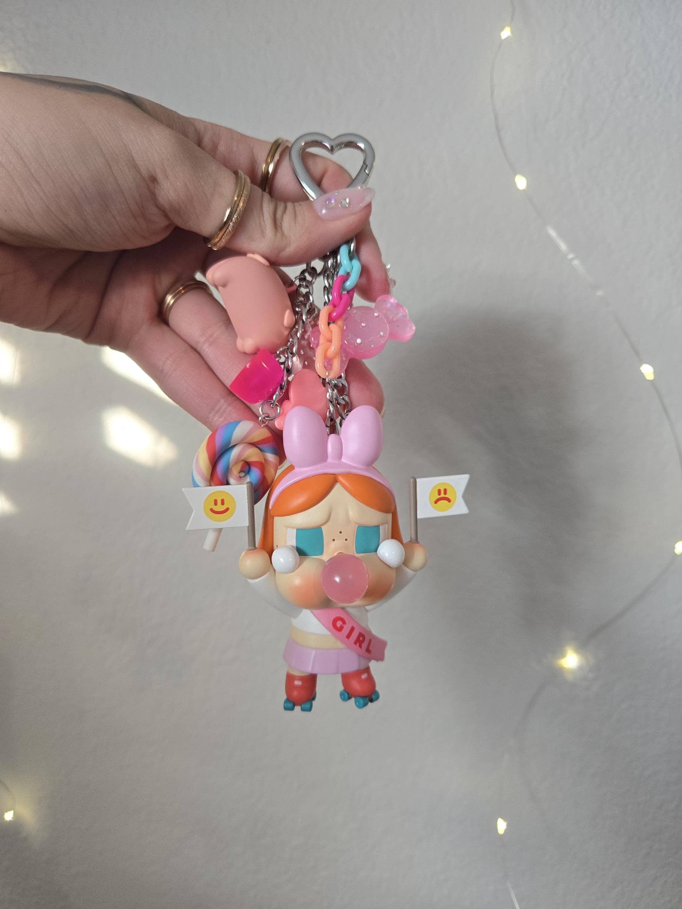 Crybaby popmart keychain - Etsy 日本