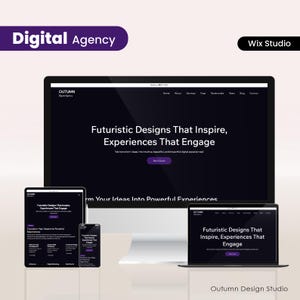 Digital Agency | Any Services Business | Marketing Agency | IT Consultancy | SAAS | Wix Studio Business Website | By Outumn Design Studio