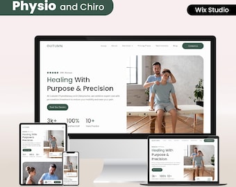 Physiotherapy and Chiropractic Therapy Services Clinic Wix Studio Website Template: Back Pain Treatment