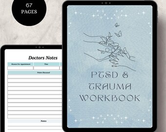 PTSD & Trauma Recovery Workbook: Mental Health Counseling Tool (PDF Workbook)