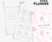 2025 Digital Planner: Goal Setting, Habit Tracker, Productivity (Printable PDF)